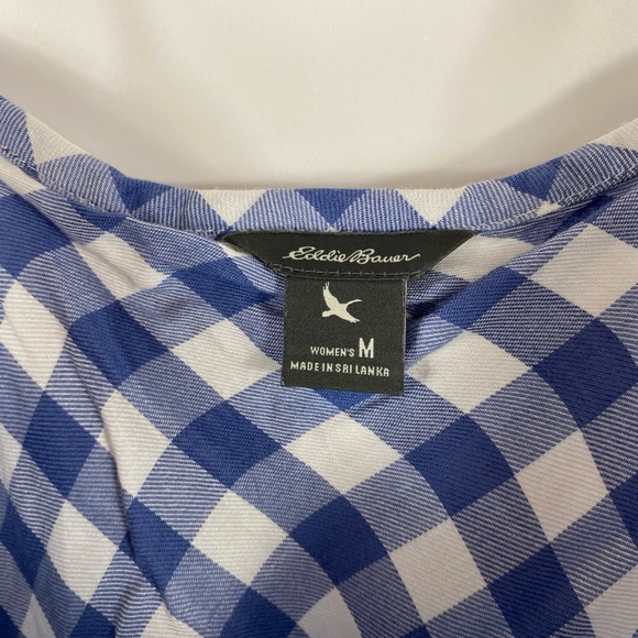 Eddie Bauer Tank Top Gingham Size M - Picture 4 of 7